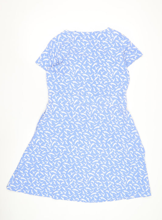 Mountain Warehouse Women's Blue Jersey Dress Size 10
