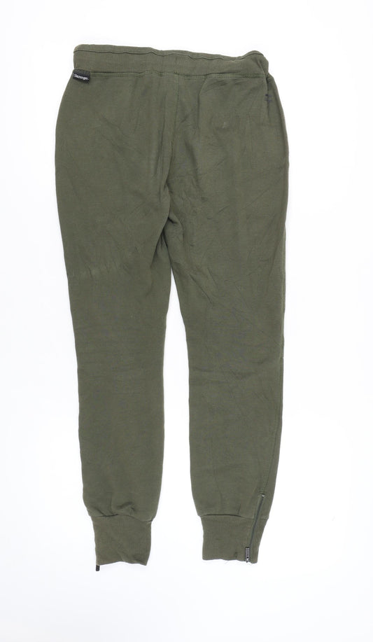 Womens UK Size 10 Slazenger Regular Fit Jogger Green Trousers