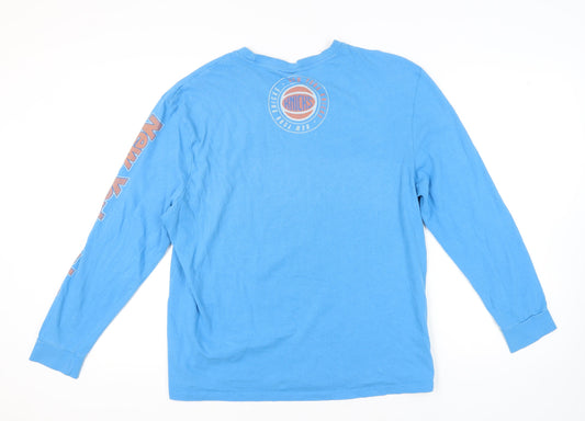 NBA Men's Blue XL Long Sleeve Sports T-Shirt