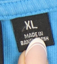 NBA Men's Blue XL Long Sleeve Sports T-Shirt