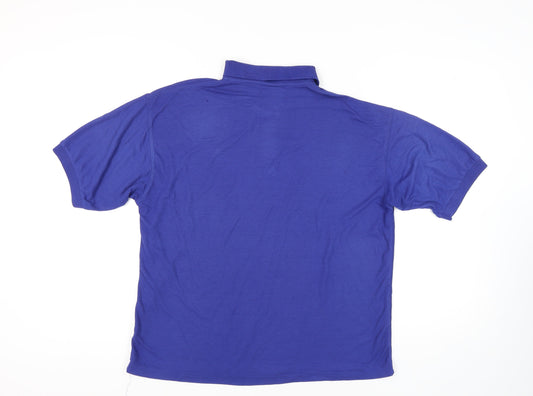 Le Shark Men's Blue Polo Shirt Size L