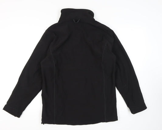 Mens UK Size M Blackrock Black Basic Jacket
