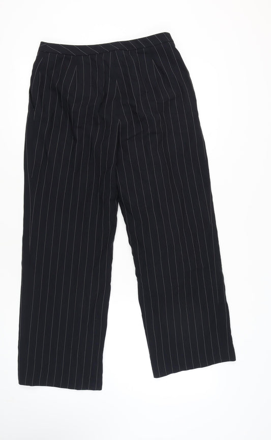 Jaeger Women's Black Striped Trousers Size 12