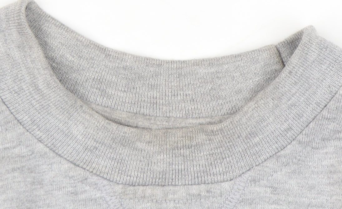 Reebok Grey Unisex Pullover Sweatshirt Size 12