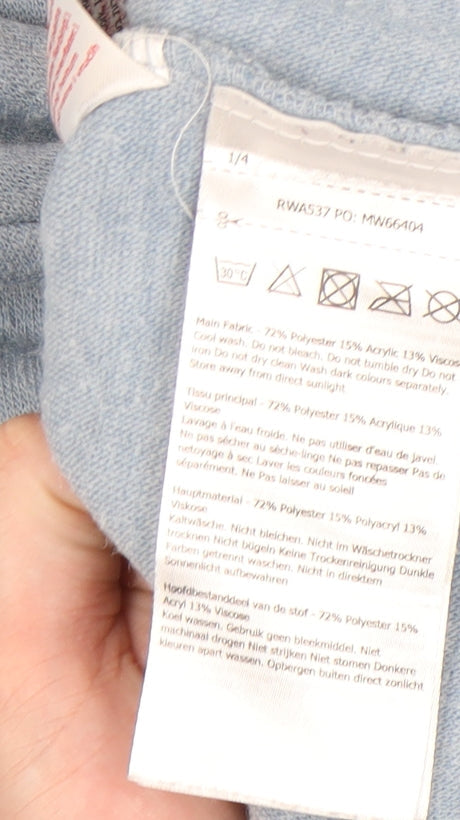 Regatta Women's Blue Hoodie Size 14 Pullover