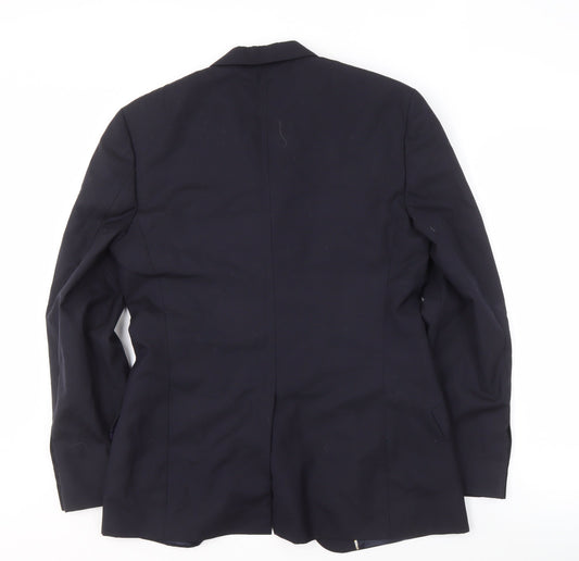 Mens UK Size 40 Unknown Regular Blue Suit Jacket