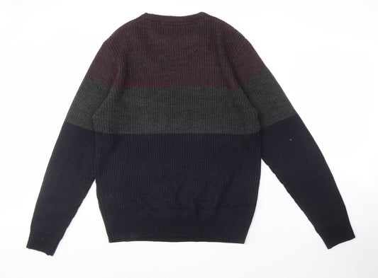 Brave Soul Men's XL Multicoloured Pullover Jumper