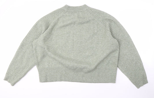 Womens UK Size XL Marks and Spencer Green Pullover Jumper
