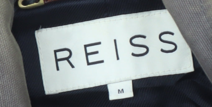Mens UK Size M Reiss Grey Basic Jacket