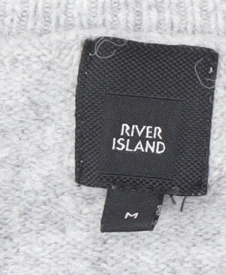 River Island Men's Multicoloured M Striped Pullover Jumper