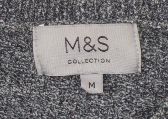 Marks and Spencer Men's Grey Pullover Jumper, M