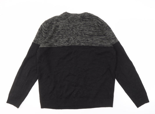 Kensington Eastside Men's Black Pullover Jumper Size L