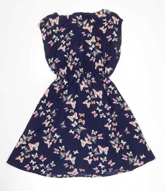 Yumi Women's Multicoloured A-Line Dress Size 14