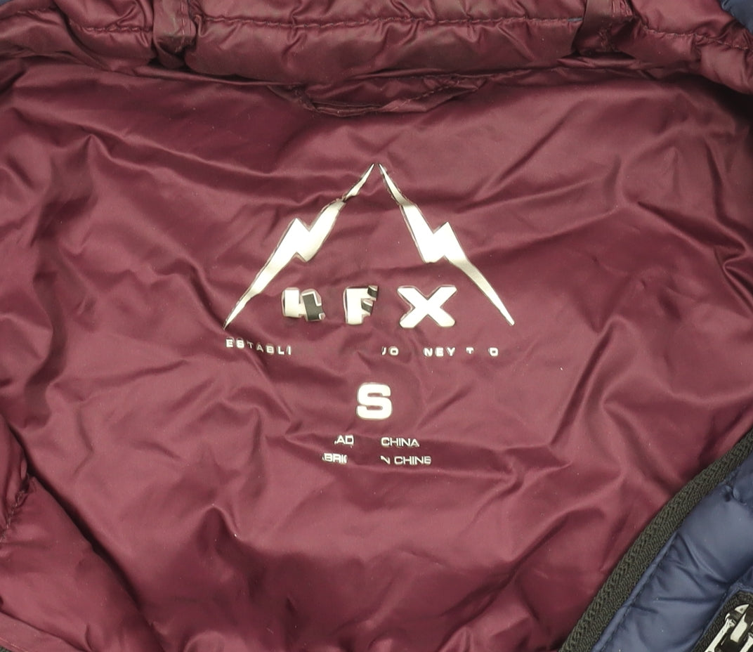 Womens UK Size S HFX Blue Puffer Jacket