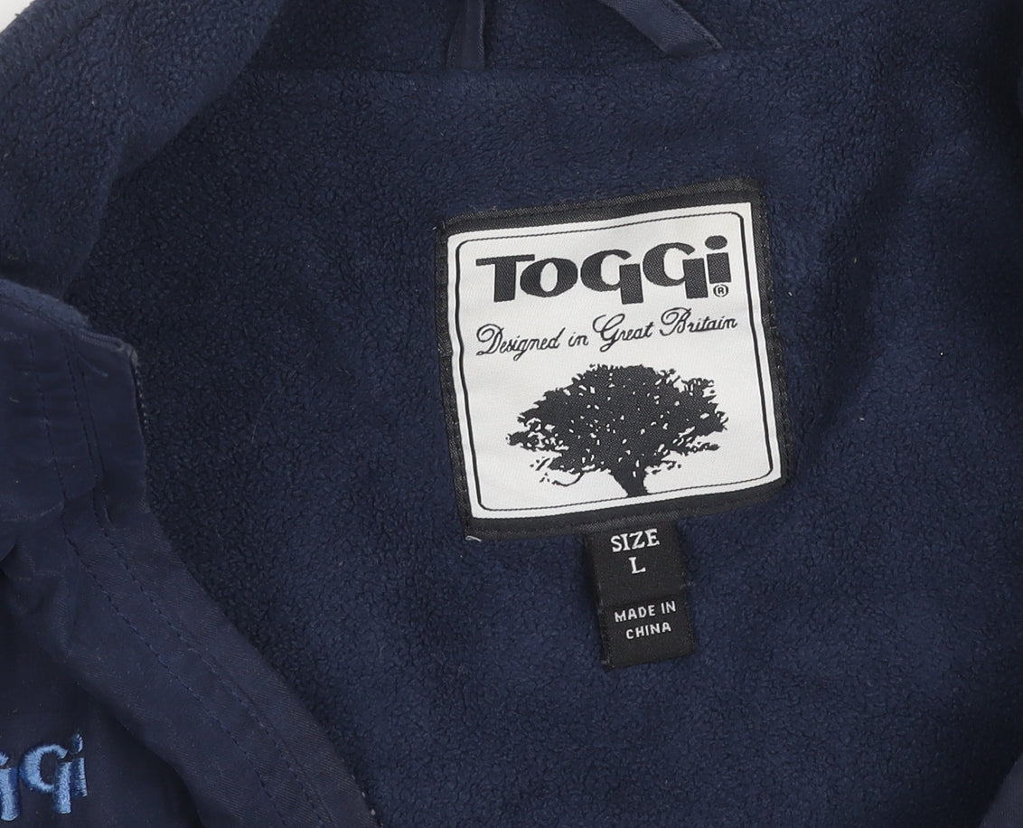 Toggi Boys Blue Basic Jacket L with Logo Accents
