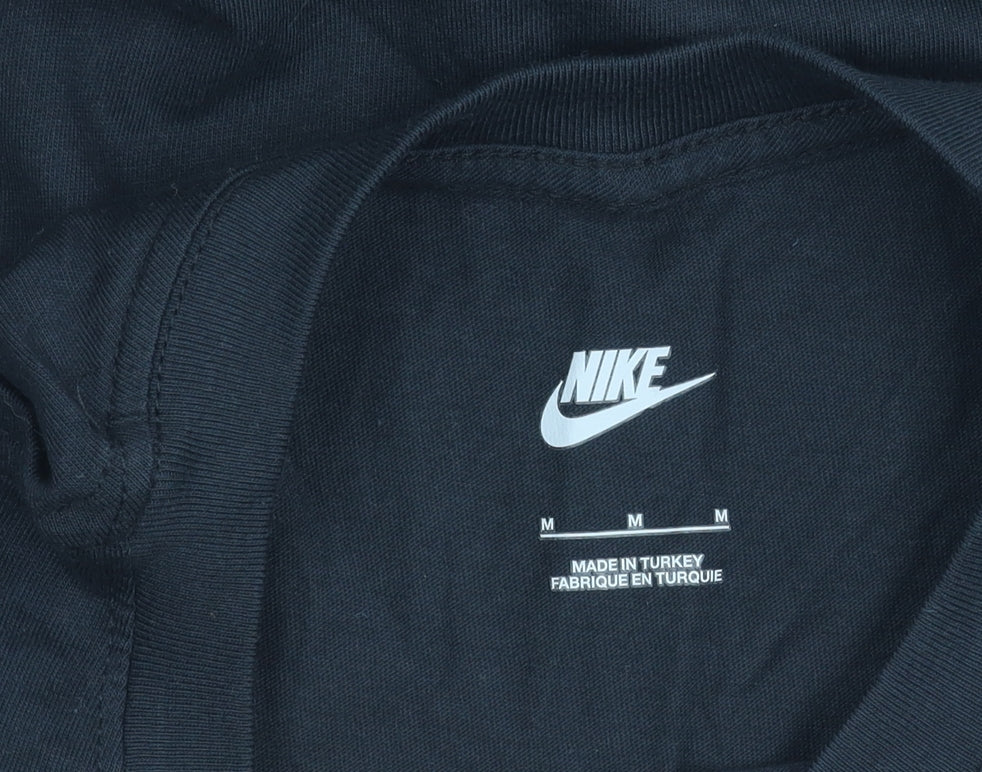 Nike Men's Black Netball Graphic T-Shirt Size M