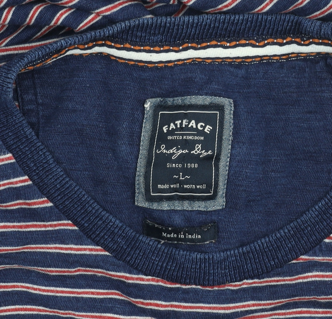 Mens UK Size L FatFace Blue T-Shirt