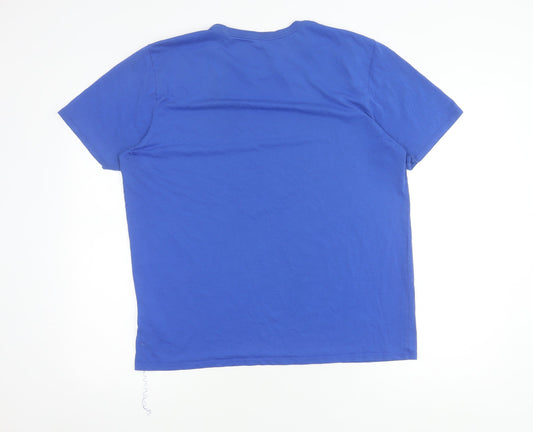 Nike Men's Blue Short Sleeve Athletic T-Shirt M