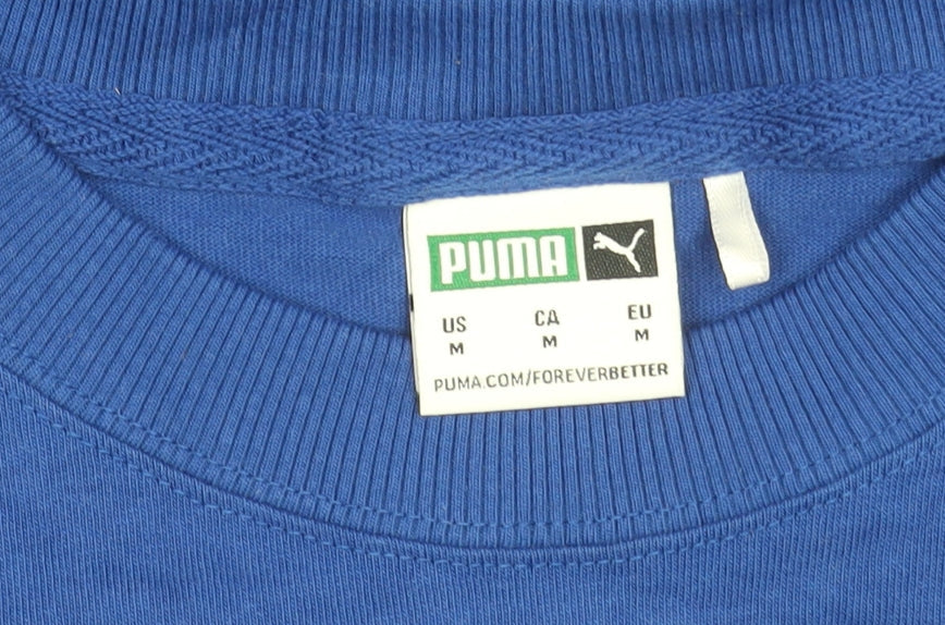Puma Men's M Blue Graphic T-Shirt