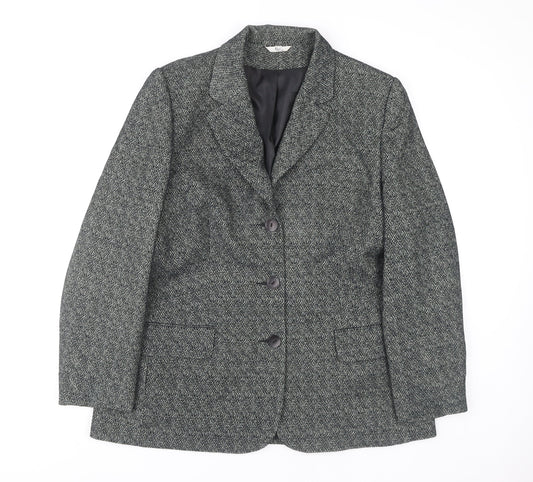 Womens UK Size 16 Klass Grey Basic Jacket