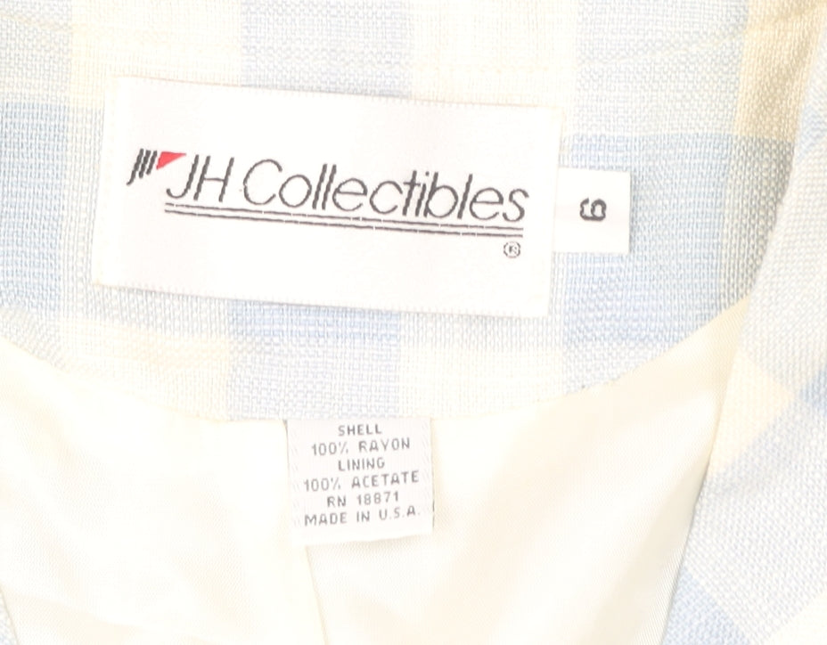 JH Collectibles Blue Blazer, Size 6, Classic Check Design