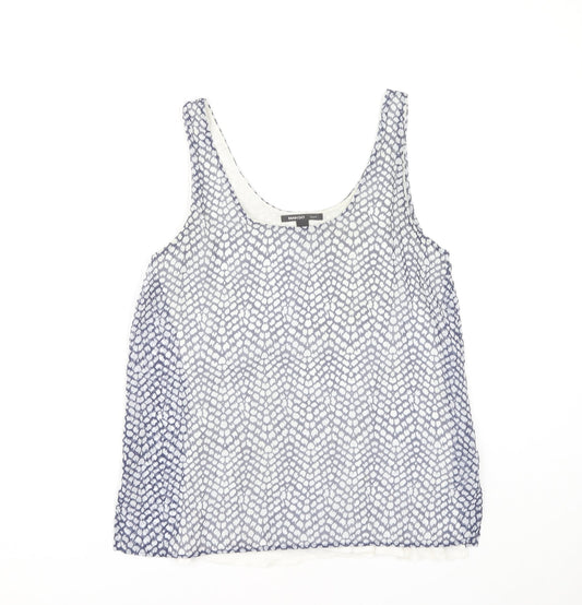 Mango Women's Geometric Tank Top XS Multicoloured