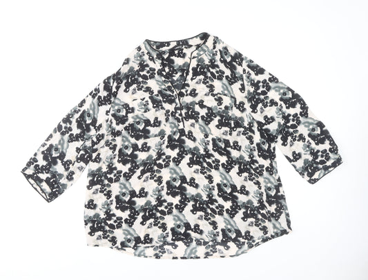 Womens UK Size 20 Capsule Multicoloured Basic Blouse