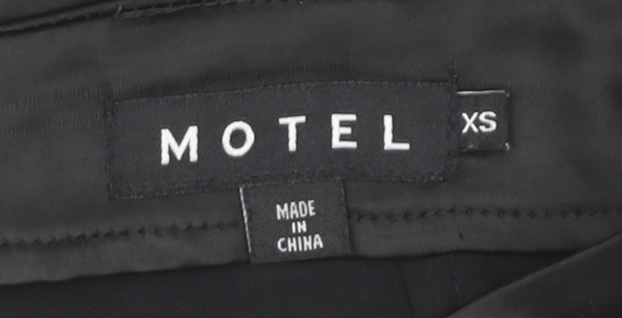 Motel Women's Black Lace Trim Pencil Skirt XS