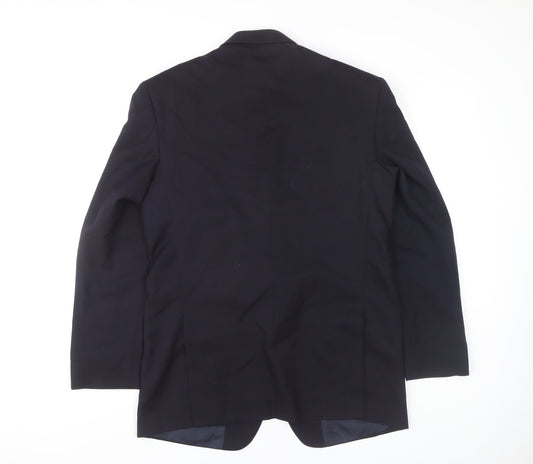 Mens UK Size 38 Debenhams Regular Blue Suit Jacket