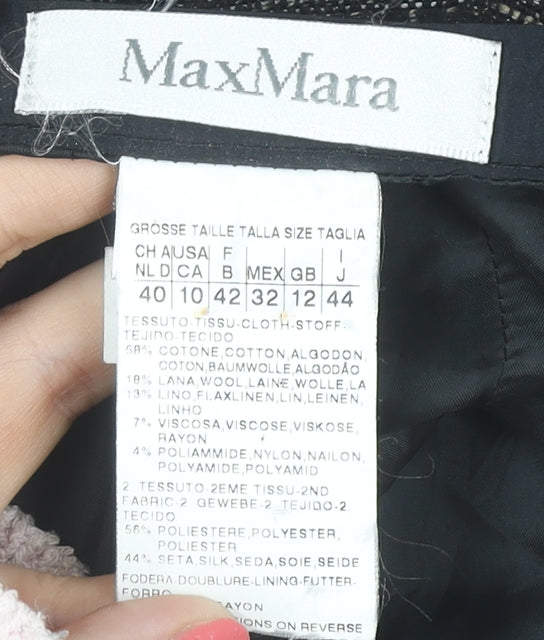 MaxMara Women’s Black Pencil Skirt Size 10