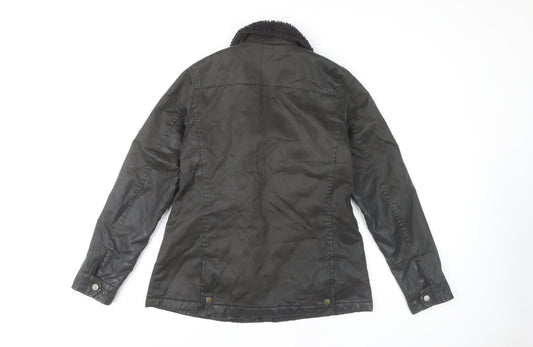 FatFace Women's Black Biker Jacket Size 10