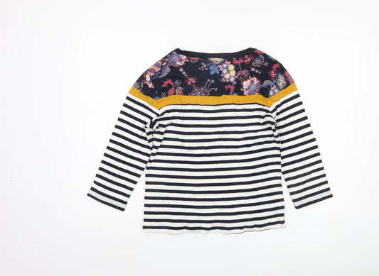 Maine New England Women's Striped Floral T-Shirt