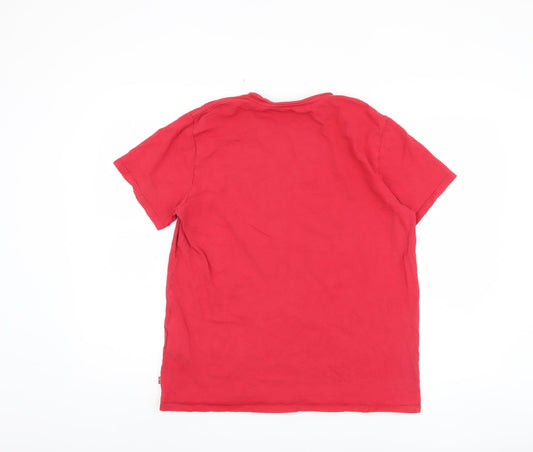 Levi's Men's Red Medium Logo T-Shirt