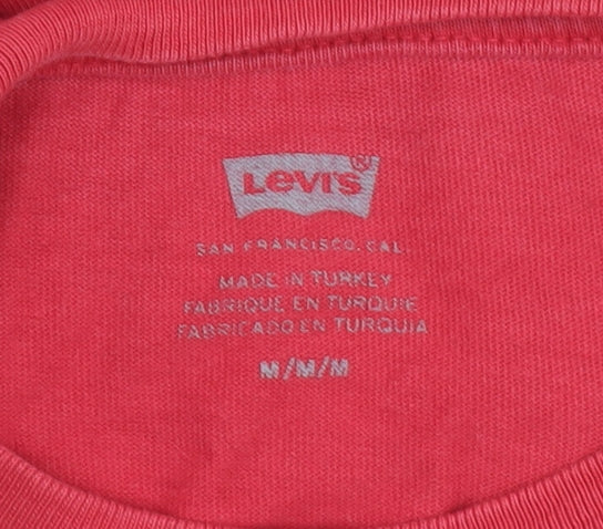 Levi's Men's Red Medium Logo T-Shirt