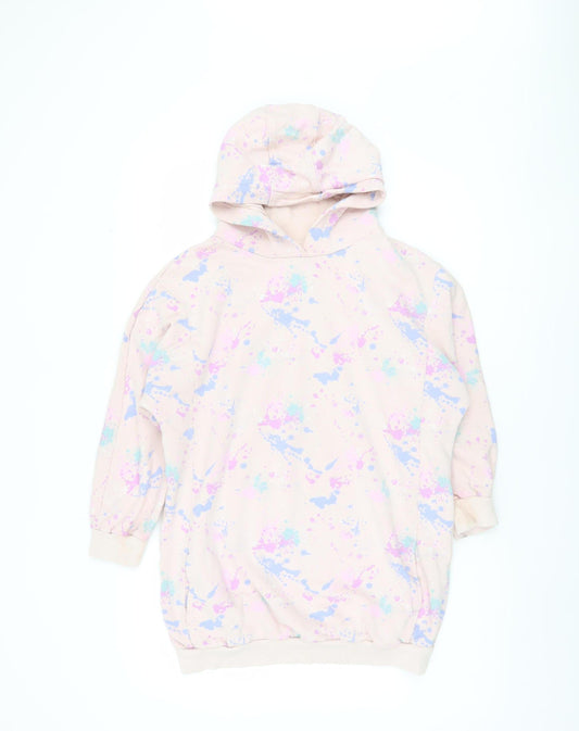 Next Girls Multicoloured Pullover Hoodie 12 Years