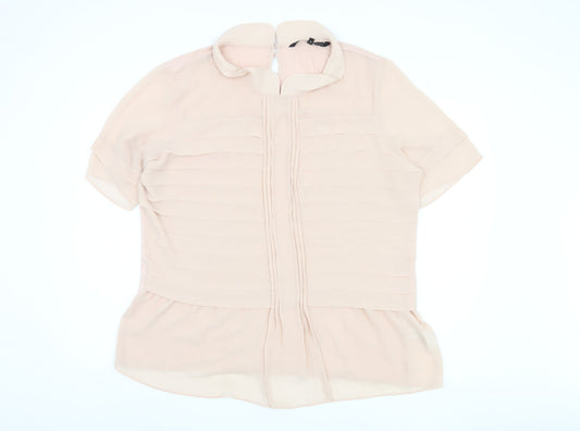 Additional front view of Betty Jackson Black Women's Beige Blouse, size 20