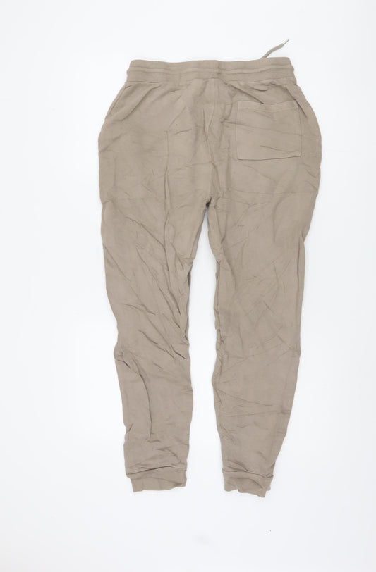 Unisex Adultss UK Size M ASOS Regular Fit Jogger Beige Trousers