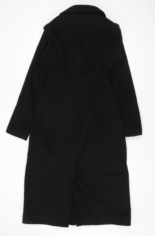 ASOS Design Women's Black Long Overcoat Size 4