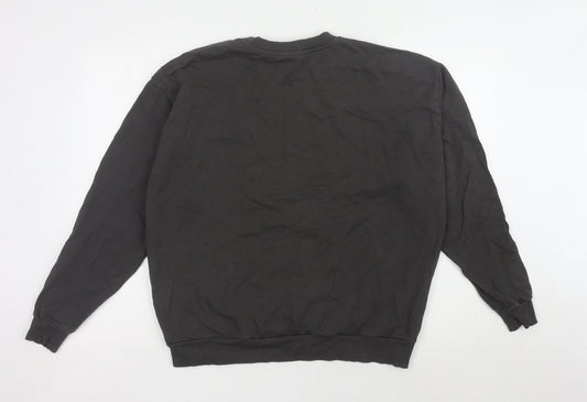 Womens UK Size 10 ASOS DESIGN Black Pullover Sweatshirt