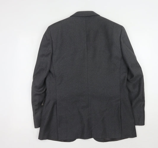 Mens UK Size 40 Burton Regular Grey Suit Jacket