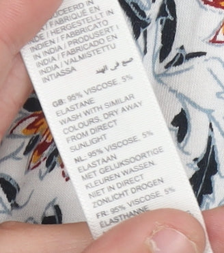 Fat Face Women's Multicoloured Floral Dress UK Size 6