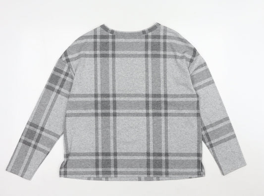 Womens UK Size 12 Marks and Spencer Grey Pullover Jumper