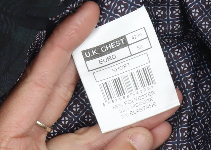 Mens UK Size 42 Limehaus Regular Multicoloured Suit Jacket