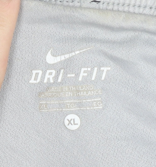 Nike Womens Black Athletic Shorts XL Dri-FIT