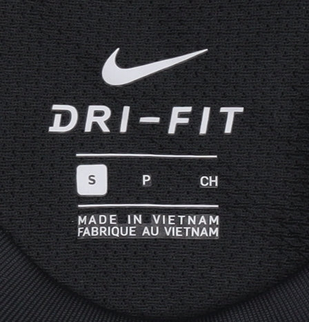 Nike Men's Black Athletic T-Shirt for Running S