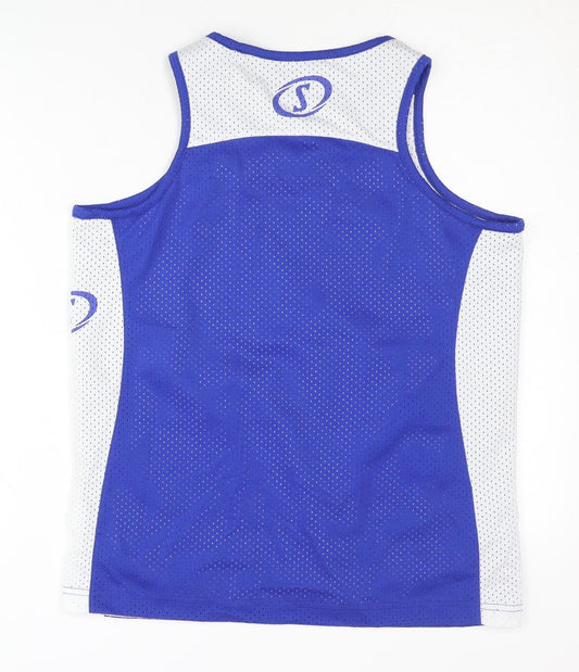 Spalding Men's XS Blue Basketball Tank Jersey