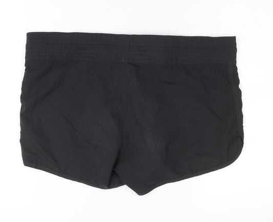 H&M Women's Black Athletic Shorts Size 8 for Gym & Yoga