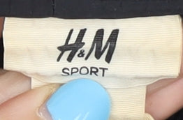 H&M Women's Black Athletic Shorts Size 8 for Gym & Yoga