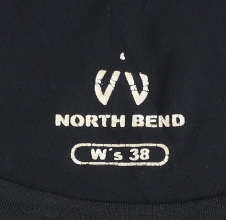 North Bend Women's Black Athletic T-Shirt Size 10