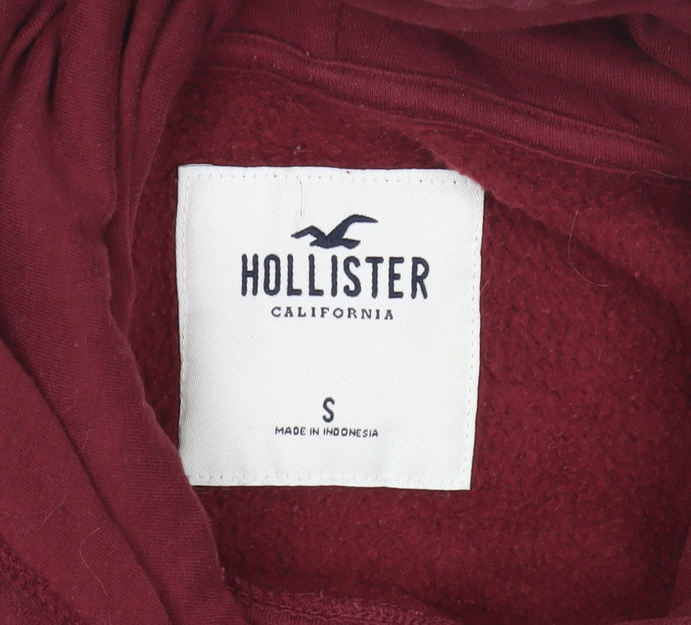 Hollister Women's Red Pullover Hoodie S
